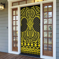 Mahi-dawg Maori Ta Moko Poutama Art Door Cover LT9 - Polynesian Pride