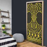 Mahi-dawg Maori Ta Moko Poutama Art Door Cover LT9 - Polynesian Pride