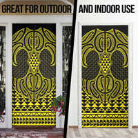 Mahi-dawg Maori Ta Moko Poutama Art Door Cover LT9 - Polynesian Pride