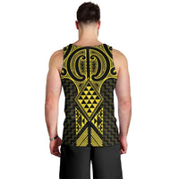 Mahi-dawg Maori Ta Moko Poutama Art Men Tank Top LT9 - Polynesian Pride