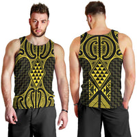 Mahi-dawg Maori Ta Moko Poutama Art Men Tank Top LT9 - Polynesian Pride