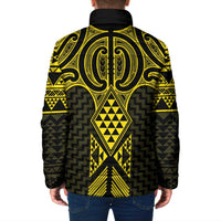 Mahi-dawg Maori Ta Moko Poutama Art Padded Jacket LT9 - Polynesian Pride