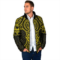 Mahi-dawg Maori Ta Moko Poutama Art Padded Jacket LT9 - Polynesian Pride