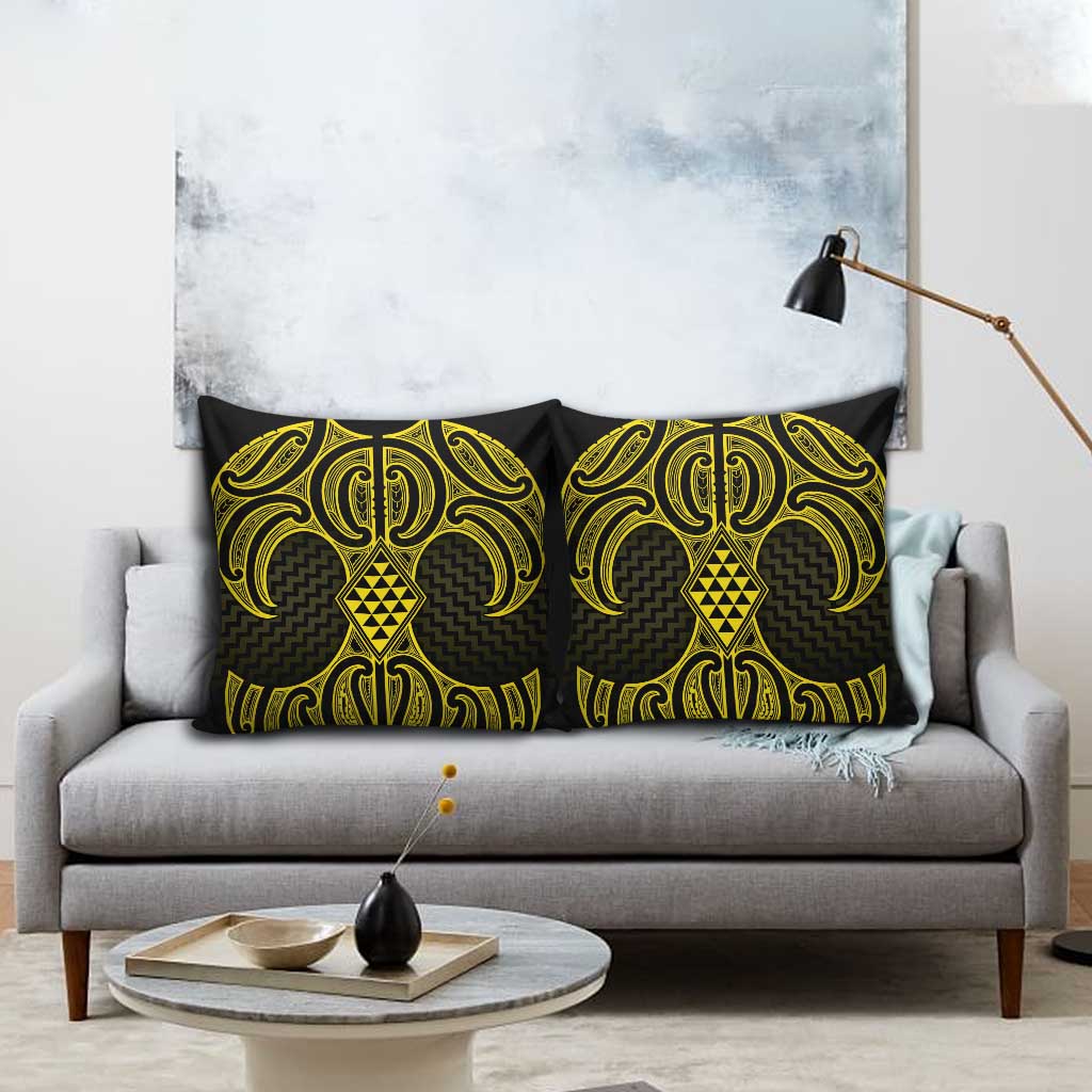 Mahi-dawg Maori Ta Moko Poutama Art Pillow Cover LT9 - Polynesian Pride