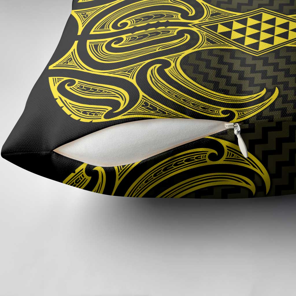 Mahi-dawg Maori Ta Moko Poutama Art Pillow Cover LT9 - Polynesian Pride