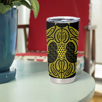Mahi-dawg Maori Ta Moko Poutama Art Tumbler Cup LT9 - Polynesian Pride