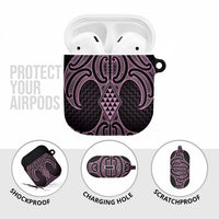 Mawhero Maori Ta Moko Poutama Art AirPods Case LT9 - Polynesian Pride