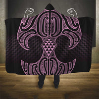 Mawhero Maori Ta Moko Poutama Art Hooded Blanket LT9 - Polynesian Pride