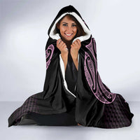 Mawhero Maori Ta Moko Poutama Art Hooded Blanket LT9 - Polynesian Pride
