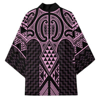 Mawhero Maori Ta Moko Poutama Art Kimono LT9 - Polynesian Pride