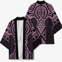 Mawhero Maori Ta Moko Poutama Art Kimono LT9 - Polynesian Pride