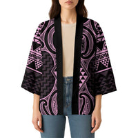 Mawhero Maori Ta Moko Poutama Art Kimono LT9 - Polynesian Pride