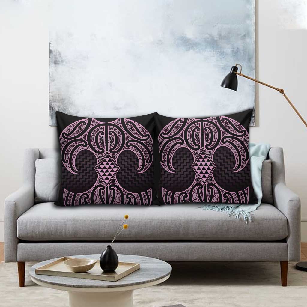 Mawhero Maori Ta Moko Poutama Art Pillow Cover LT9 - Polynesian Pride