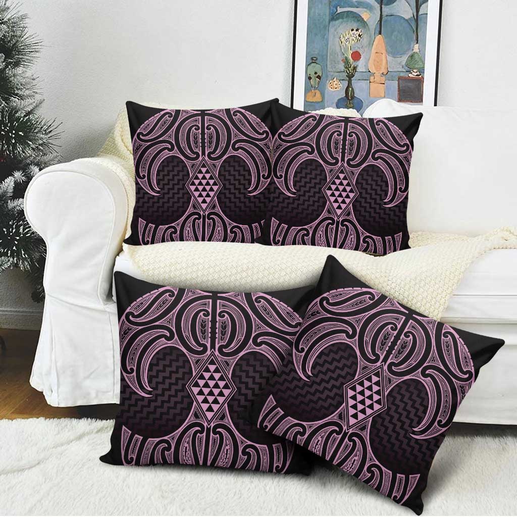 Mawhero Maori Ta Moko Poutama Art Pillow Cover LT9 - Polynesian Pride