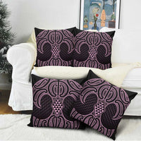 Mawhero Maori Ta Moko Poutama Art Pillow Cover LT9 - Polynesian Pride