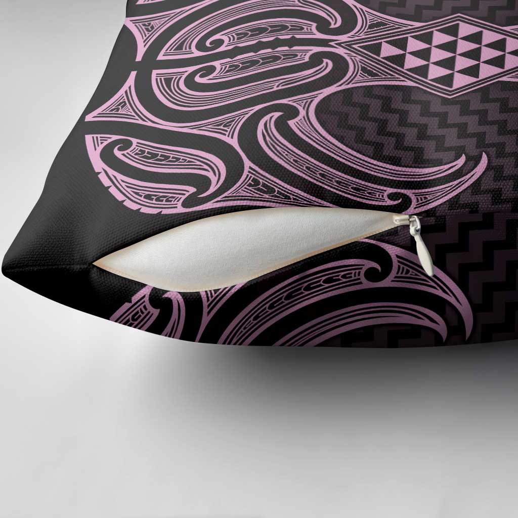 Mawhero Maori Ta Moko Poutama Art Pillow Cover LT9 - Polynesian Pride