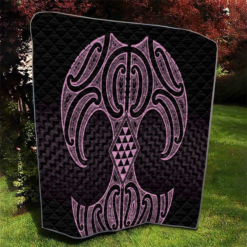 Mawhero Maori Ta Moko Poutama Art Quilt LT9 - Polynesian Pride