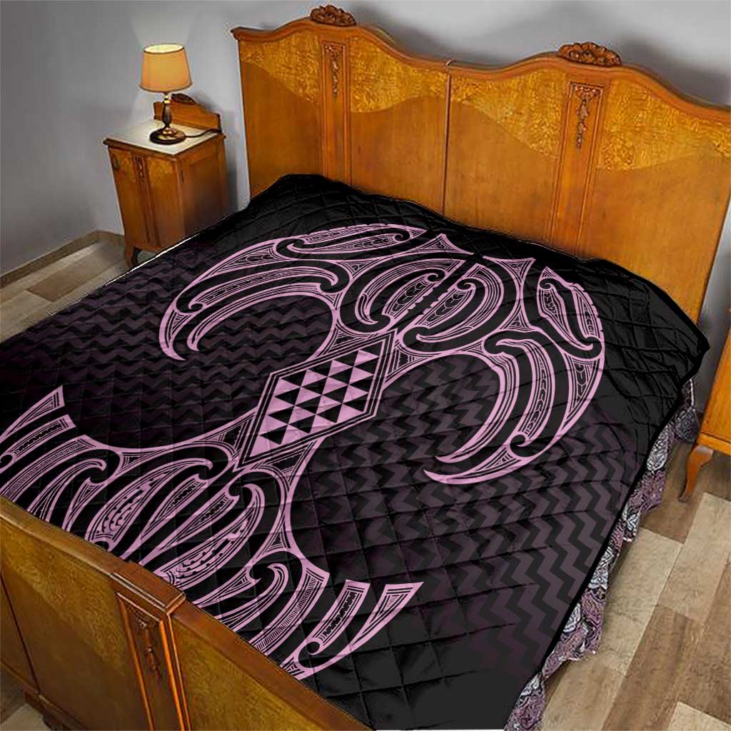 Mawhero Maori Ta Moko Poutama Art Quilt LT9 - Polynesian Pride
