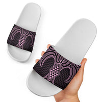 Mawhero Maori Ta Moko Poutama Art Slide Sandals LT9 - Polynesian Pride