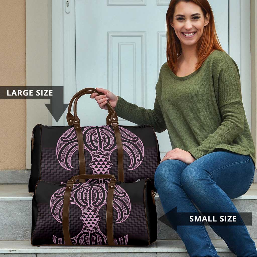 Mawhero Maori Ta Moko Poutama Art Travel Bag LT9 - Polynesian Pride