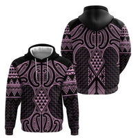 Mawhero Maori Ta Moko Poutama Art Zip Hoodie LT9 - Polynesian Pride