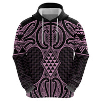 Mawhero Maori Ta Moko Poutama Art Zip Hoodie LT9 - Polynesian Pride