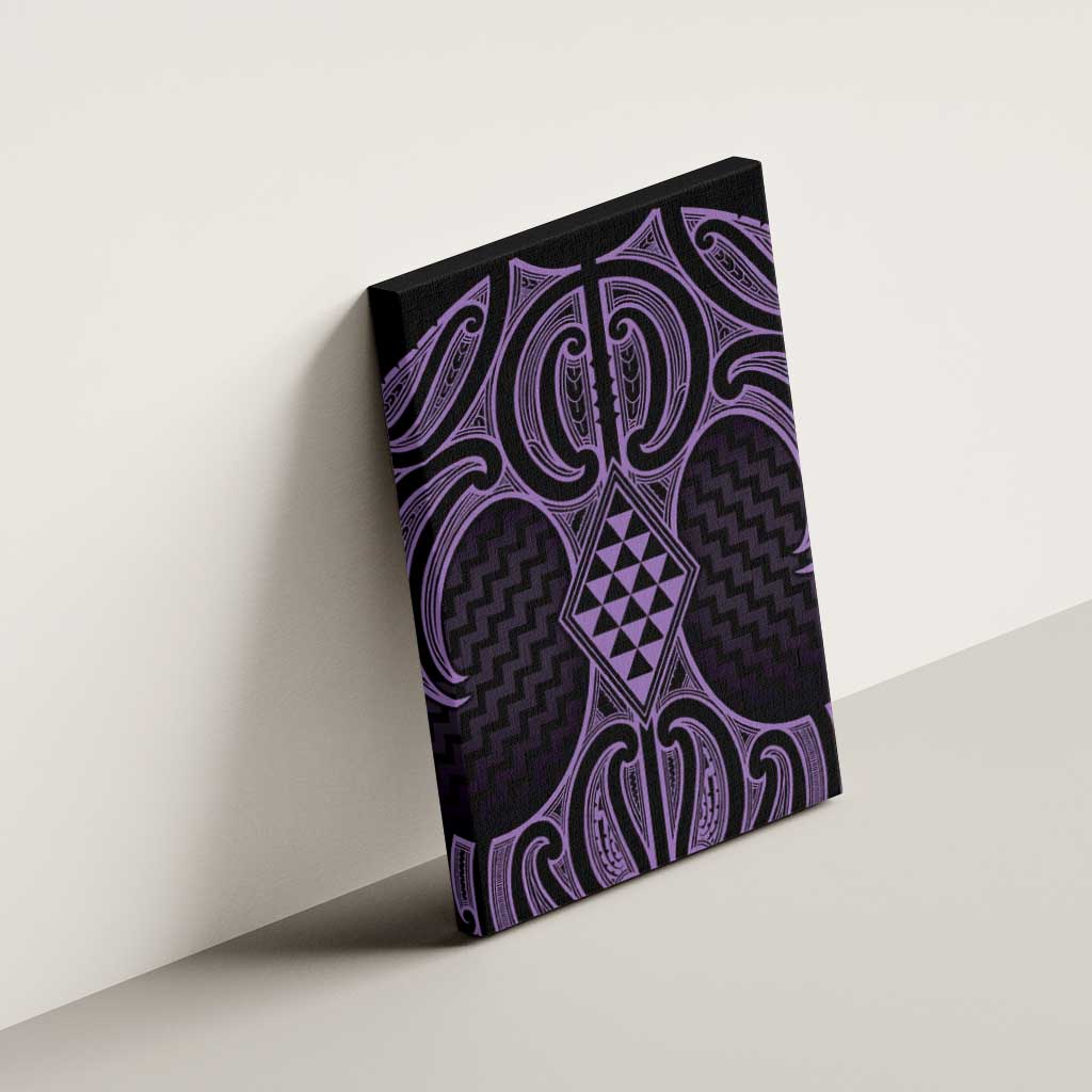 Waiporoporo Maori Ta Moko Poutama Art Canvas Wall Art LT9 - Polynesian Pride