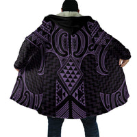 Waiporoporo Maori Ta Moko Poutama Art Cloak LT9 - Polynesian Pride