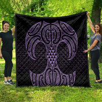 Waiporoporo Maori Ta Moko Poutama Art Quilt LT9 - Polynesian Pride