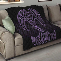 Waiporoporo Maori Ta Moko Poutama Art Quilt LT9 - Polynesian Pride