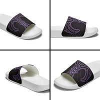 Waiporoporo Maori Ta Moko Poutama Art Slide Sandals LT9 - Polynesian Pride