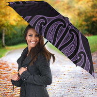 Waiporoporo Maori Ta Moko Poutama Art Umbrella LT9 - Polynesian Pride