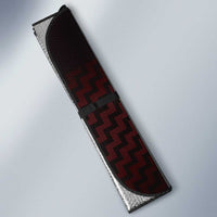 Whero Maori Ta Moko Poutama Art Auto Sun Shade LT9 - Polynesian Pride