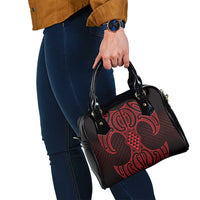 Whero Maori Ta Moko Poutama Art Shoulder Handbag LT9 - Polynesian Pride