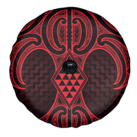 Whero Maori Ta Moko Poutama Art Spare Tire Cover LT9 - Polynesian Pride