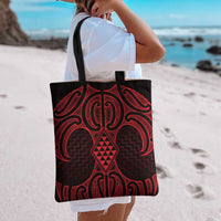 Whero Maori Ta Moko Poutama Art Tote Bag LT9 - Polynesian Pride