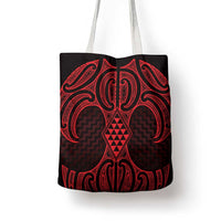 Whero Maori Ta Moko Poutama Art Tote Bag LT9 - Polynesian Pride