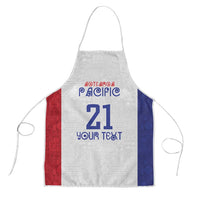 New Zealand Rugby Pacific Personalised Apron Maori Style Tribal Tapa Pattern LT9 White - Polynesian Pride