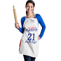 New Zealand Rugby Pacific Personalised Apron Maori Style Tribal Tapa Pattern LT9 - Polynesian Pride