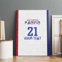 New Zealand Rugby Pacific Personalised Canvas Wall Art Maori Style Tribal Tapa Pattern LT9 - Polynesian Pride