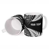 New Zealand Rugby Pacific Personalised Ceramic Mug All Black Maori Pasifika Fern Pattern LT9 - Polynesian Pride