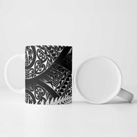 New Zealand Rugby Pacific Personalised Ceramic Mug All Black Maori Pasifika Fern Pattern LT9 - Polynesian Pride