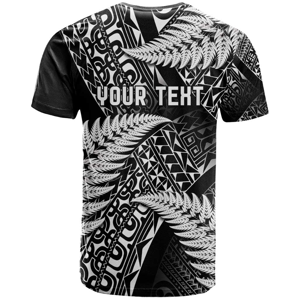 New Zealand Rugby Pacific Personalised T Shirt All Black Maori Pasifika Fern Pattern LT9 - Polynesian Pride