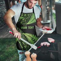 New Zealand Rugby Pacific Personalised Apron All Lime Maori Pasifika Fern Pattern LT9 - Polynesian Pride