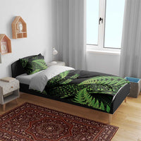 New Zealand Rugby Pacific Personalised Bedding Set All Lime Maori Pasifika Fern Pattern LT9 - Polynesian Pride