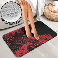New Zealand Rugby Pacific Personalised Bathroom Set All Red Maori Pasifika Fern Pattern LT9 - Polynesian Pride