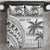 Custom Fiji Rugby Bedding Set Polynesian Fijian Masi Palm Tree