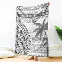 Custom Fiji Rugby Blanket Polynesian Fijian Masi Palm Tree LT9 - Polynesian Pride