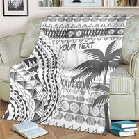 Custom Fiji Rugby Blanket Polynesian Fijian Masi Palm Tree LT9 - Polynesian Pride