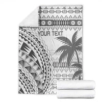 Custom Fiji Rugby Blanket Polynesian Fijian Masi Palm Tree LT9 - Polynesian Pride